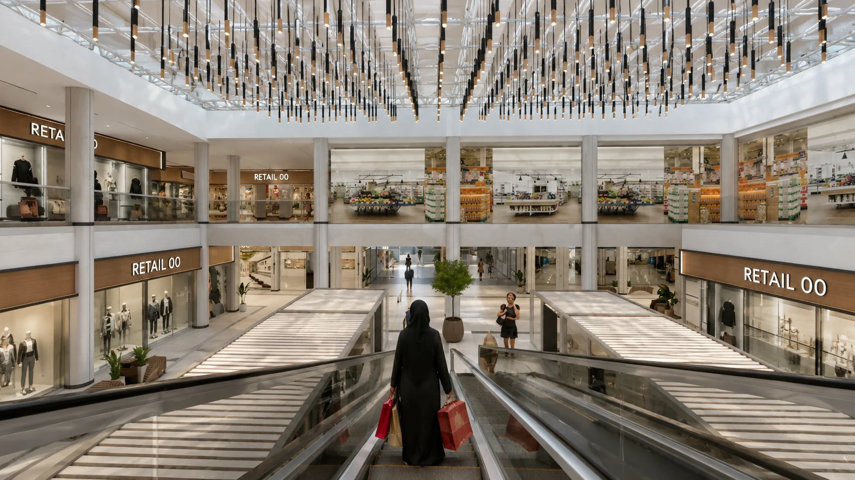 First floor retail area