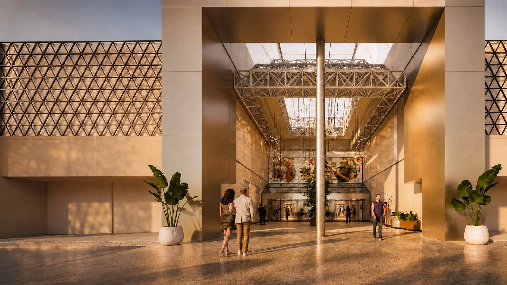 Lulu Centre interior entrance